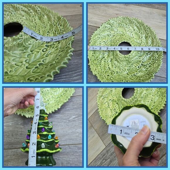 Ceramic tree and serving bowl dish holiday center piece - Picture 2 of 13